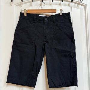 MEC Black Nylon Adjustable Length (9” & 12” inseam) Mid Rise Technical Shorts. 8